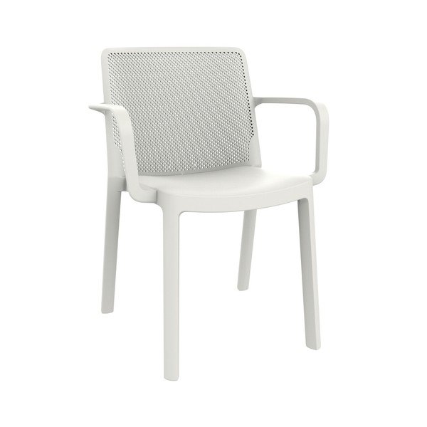 Zestaw 4 białych foteli ogrodowych Resol Fresh-image-1