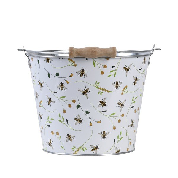 Wiaderko ogrodowe z nadrukiem Esschert Design Bee, 5 l-image-1