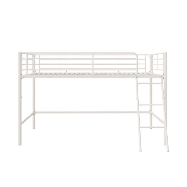 Białe podwyższone łóżko dziecięce 90x200 cm Jodie – Støraa-image-4