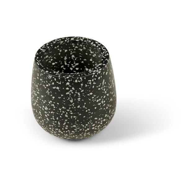 Ciemnoszara doniczka Bonami Selection Terrazzo, ø 15 cm-image-1