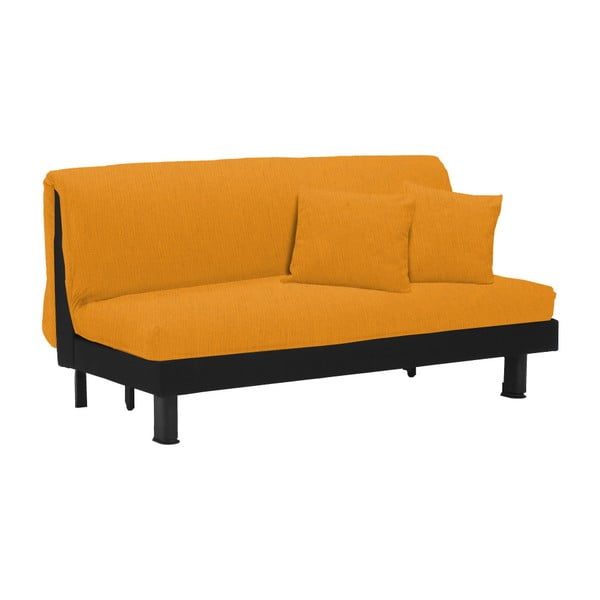 Jasnopomarańczowa sofa rozkładana 13Casa Lillo