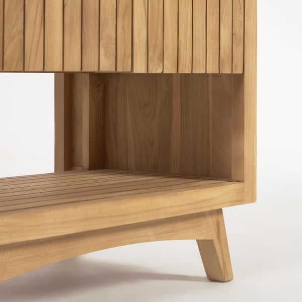 Szafka pod umywalkę z drewna tekowego Kave Home Sunday-image-2