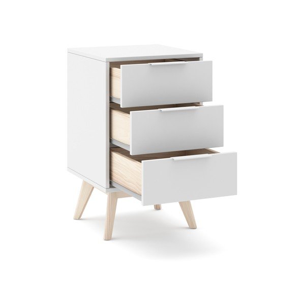 Biała szafka nocna Campus – Marckeric-image-3