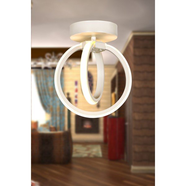 Biała metalowa lampa sufitowa LED Sezen – Squid Lighting-image-1