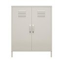 Jasnoszara metalowa szafka 79x100x39 cm Bradford – Støraa