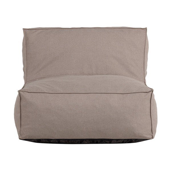 Szarobeżowy tapicerowany fotel ogrodowy Velora – WOOOD-image-2