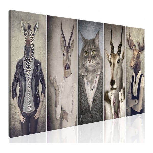 Obraz na płótnie Artgeist Animal Mask, 200x80 cm