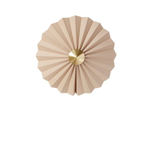 Beżowy kinkiet do kontaktu ø 48 cm Pliss – Hübsch