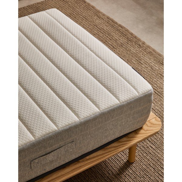 Twardy sprężynowy materac termoregulacyjny 90x200 cm Juno – Kave Home-image-2