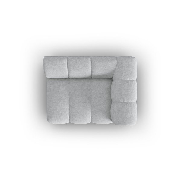 Jasnoszary moduł sofy (prawostronny) Lupine – Micadoni Home-image-4