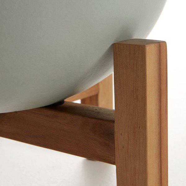 Zielona doniczka stojąca Kave Home, wys. 36 cm-image-2