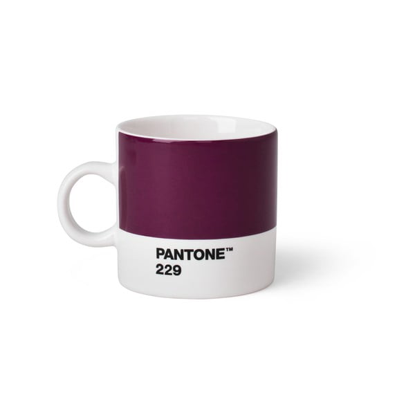 Ciemnofioletowy kubek Pantone Espresso, 120 ml