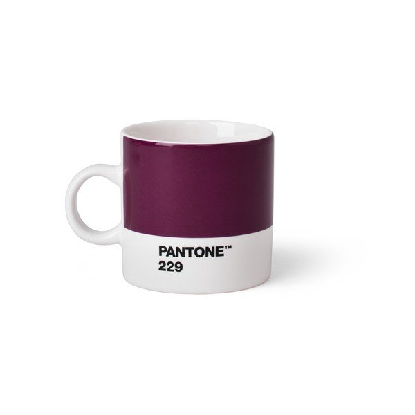 Ciemnofioletowy kubek Pantone Espresso, 120 ml