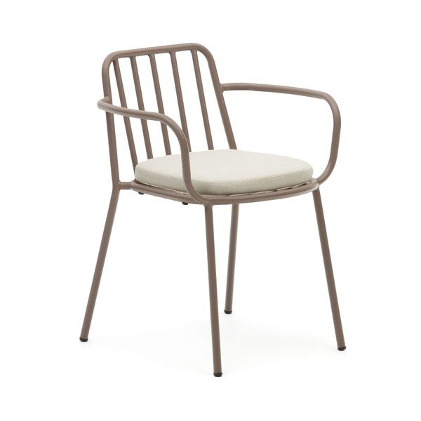 Fioletowe metalowe krzesła ogrodowe zestaw 4 szt. Bramant – Kave Home