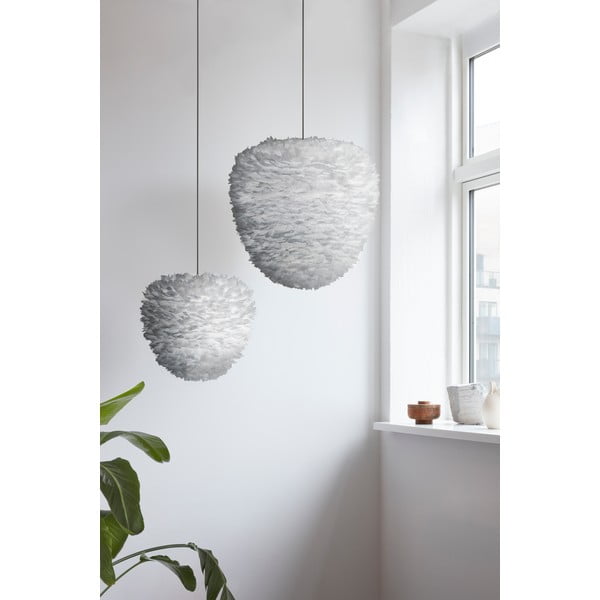 Jasnoszary abażur ø 40 cm Eos Evia Medium – UMAGE-image-1