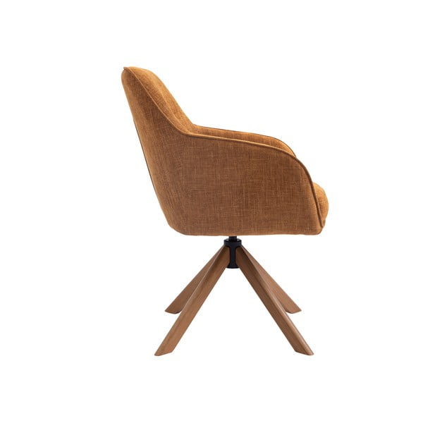 Pomarańczowe tapicerowane fotele jadalniane zestaw 2 szt. Avola – Unique Furniture-image-4