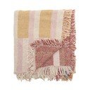 Brązowy koc z bawełny z recyklingu 130x160 cm Lane – Bloomingville