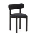 Czarne krzesła z litego drewna dębowego zestaw 2 szt. Nebai – Kave Home