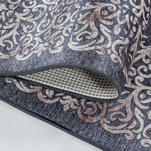 Antracytowy chodnik odpowiedni do prania 80x250 cm Fiesta – Ayyildiz Carpets-image-2