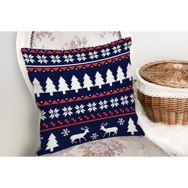 Tekstylna poszewka na poduszkę ze świątecznym motywem 43x43 cm – Mila Home-image-2