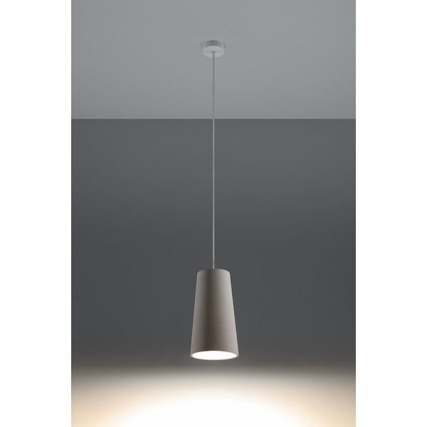Biała ceramiczna lampa wisząca Sollux Armica-image-2