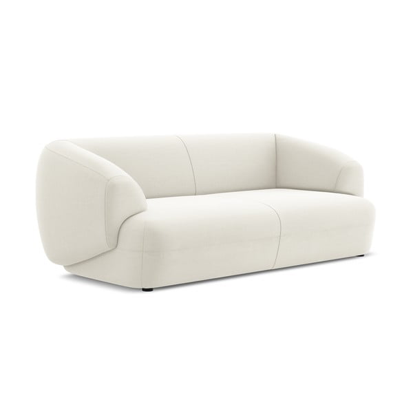 Biała aksamitna sofa 212 cm Moana – Makamii-image-1