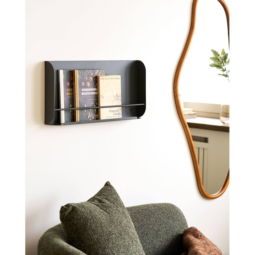 Ciemnoszara metalowa półka 60 cm Volterra – House Nordic (zdjęcie 3)
