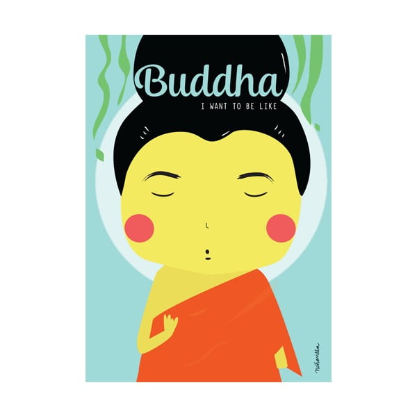 Plakat NiñaSilla Buddha, 21x42 cm