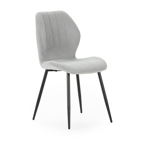 Jasnoszare krzesła zestaw 4 szt. Milu – Marckeric