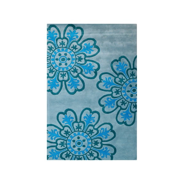 Dywan Floral Light Blue, 153x244 cm