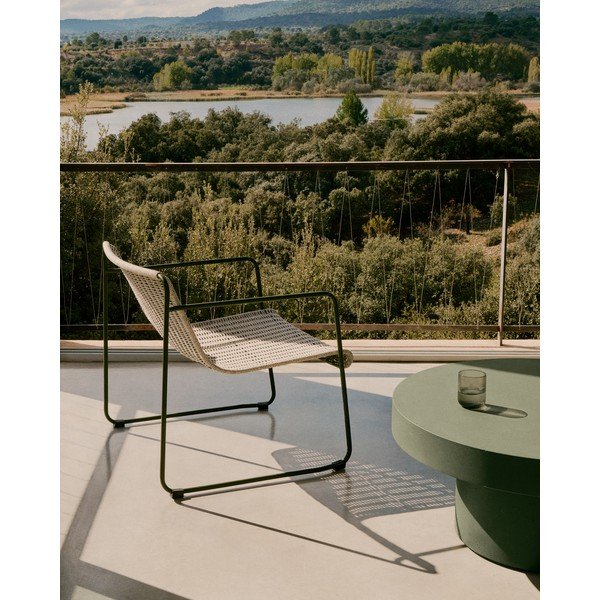 Okrągły stolik ogrodowy betonowy ø 90 cm Aiguablava – Kave Home-image-2