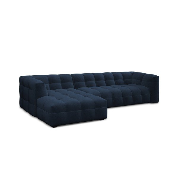 Niebieski aksamitny narożnik Windsor & Co Sofas Vesta, lewostronny-image-3