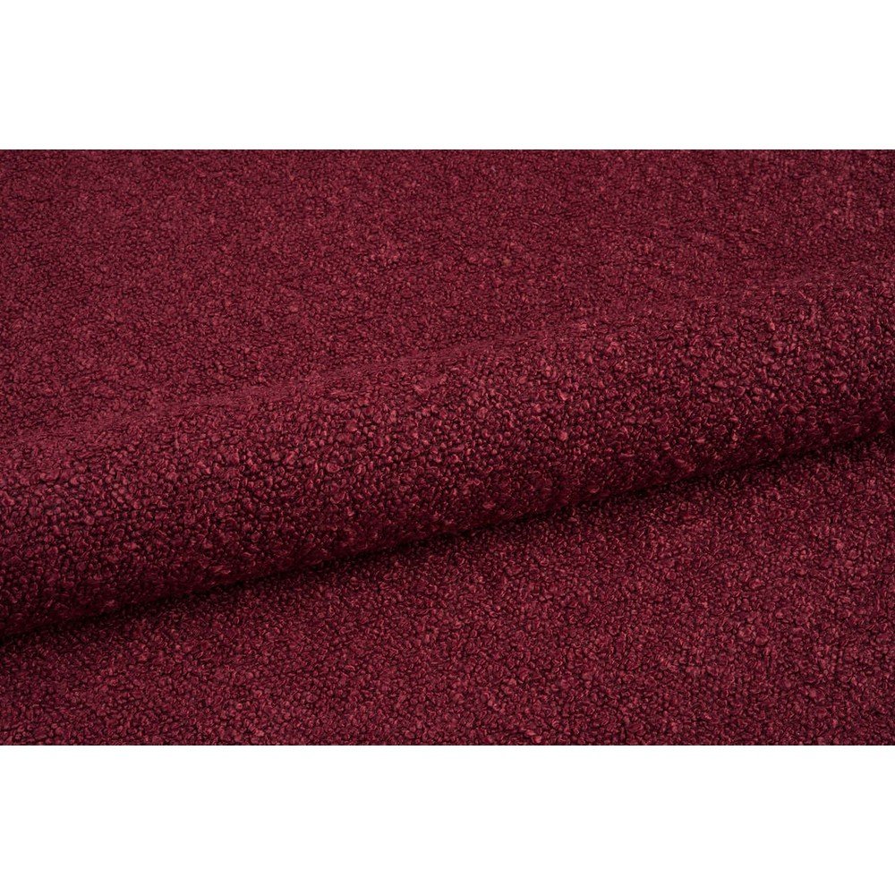 Bordowa sofa z materiału bouclé 230 cm Essen – Cosmopolitan Design (zdjęcie 6)
