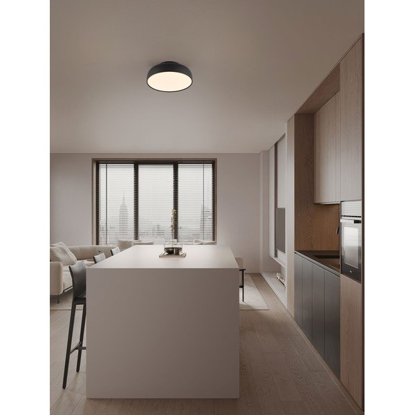 Aluminiowa lampa sufitowa LED ze ściemniaczem w kolorze matowej czerni Noelia – Nova Luce-image-1