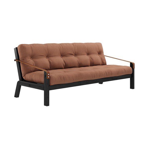Sofa wielofunkcyjna Karup Design Poetry Black/Clay Brown-image-3