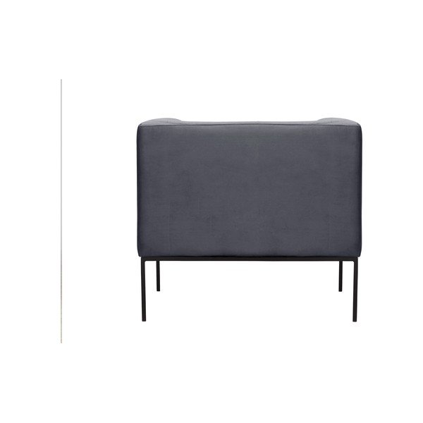 Jasnoszary fotel z metalowymi nogami Windsor & Co Sofas Neptune-image-4