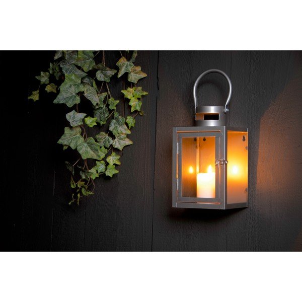 Metalowy lampion (wysokość 23 cm) Modern – Esschert Design-image-1