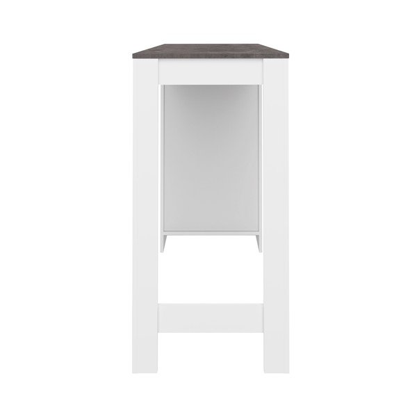 Stolik barowy z blatem w dekorze betonu 50x115 cm Aravis – TemaHome-image-4