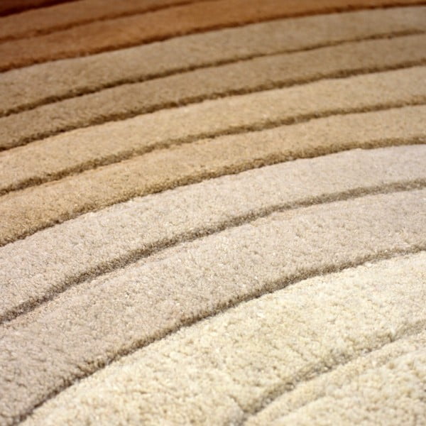 Ceglasty wełniany dywan 200x290 cm Puddle Ombre Wool – Flair Rugs-image-2