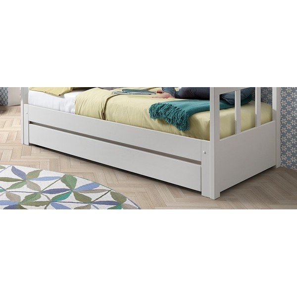 Biała szuflada pod łóżko dziecięce PINO – Vipack-image-2