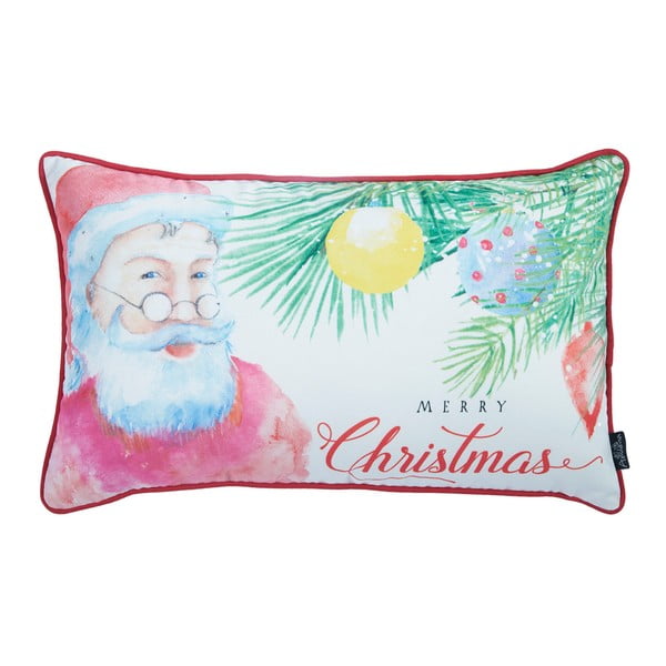 Poszewka na poduszkę z motywem świątecznym Apolena Honey Santa, 30x51 cm