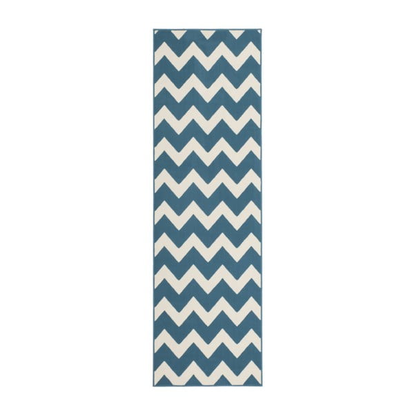 Niebiesko-biały dywan Kayoom Maroc, 200x290 cm