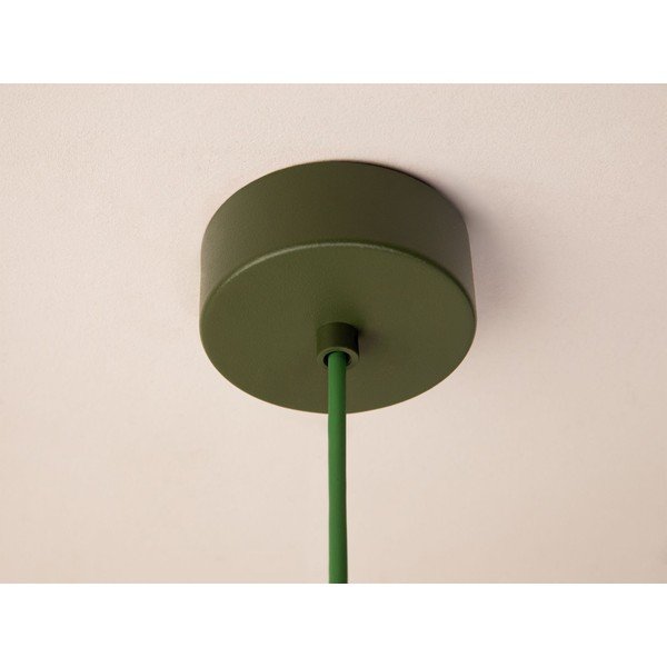 Zielona metalowa lampa wisząca ø 30 cm Ori – Micadoni -image-4