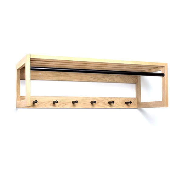 Półka z litego drewna dębowego Woodman Slussen Puro-image-2