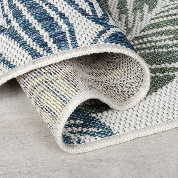 Zielono-niebieski dywan odpowiedni na zewnątrz 200x290 cm Bella Leaf – Flair Rugs-image-2