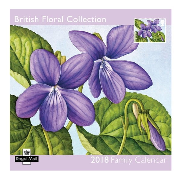 Rodzinny kalendarz wiszący 2018 Portico Designs Royal Mail
