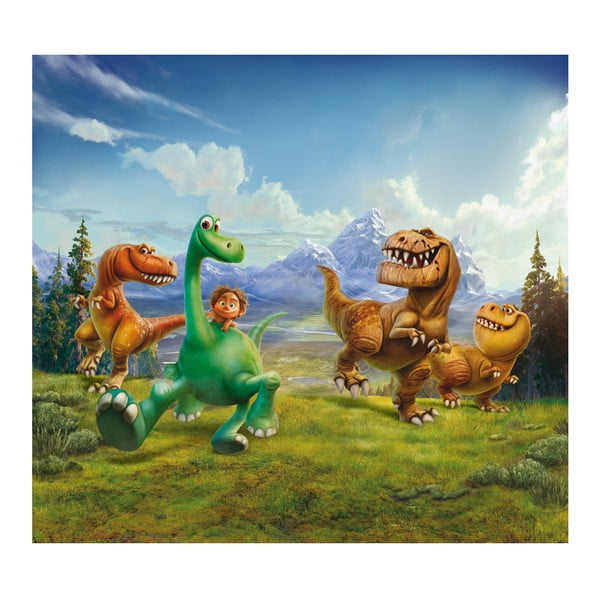 Foto zasłona AG Design Dobry dinozaur, 160x180 cm