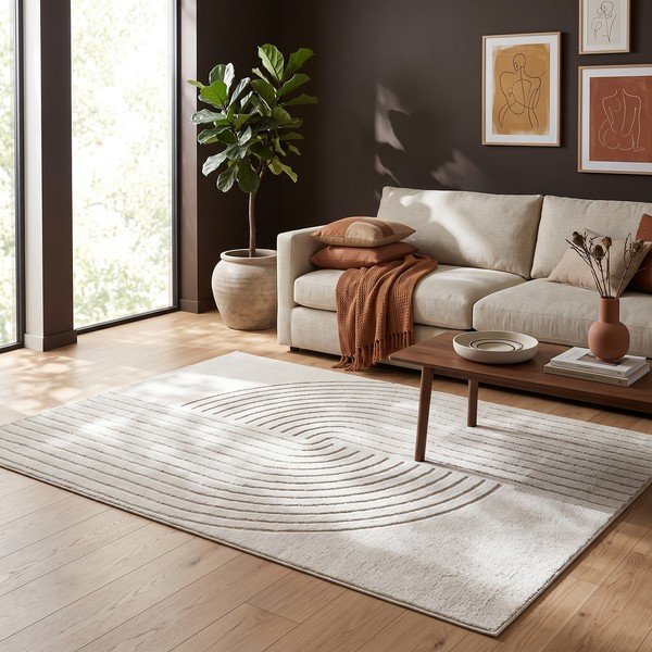 Kremowy dywan 200x290 cm Solace – ESTE-image-3