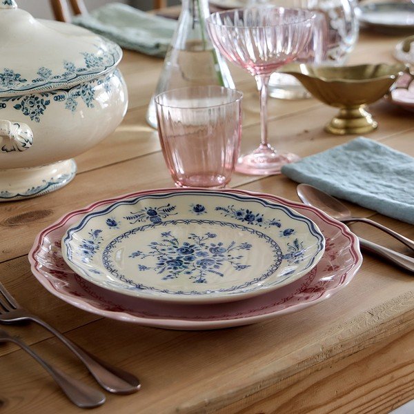 Niebieski/beżowy kamionkowy talerz deserowy ø 21 cm Vila – Costa Nova-image-4