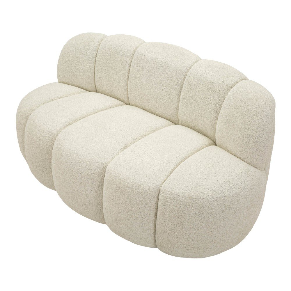 Biała sofa z materiału bouclé 145 cm Ball – Mauro Ferretti (zdjęcie 9)